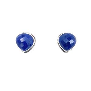Nicky Butler Blue Lapis Lazuli 925 Sterling Silver Pierced Stud NB Earrings NWT